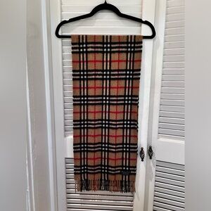 Burberry 100% Cashmere Vintage Scarf